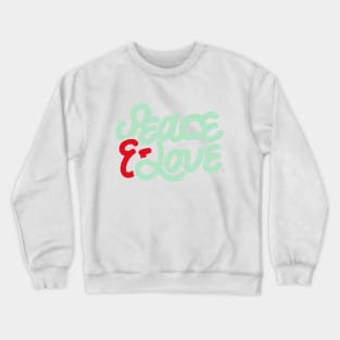 Peace and Love lighter colors Crewneck Sweatshirt